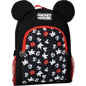 🆕 Disney Mickey Mouse Black Kids School Backpacks